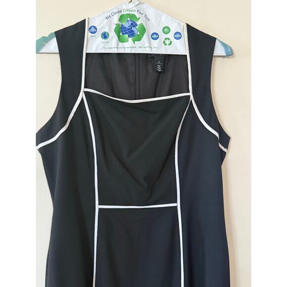 White House Black Market Black and White Mini Dress - Picture 3 of 11